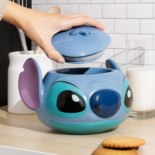 Disney Stitch Shaped Cookie Jar Stitch Head Shaped